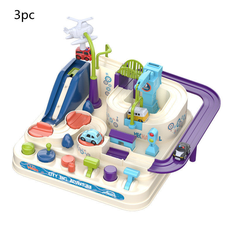 🚧 Megaparking-Abenteuer: Interaktives Schienen-Set für mutige kleine Autofahrer - MarktWonders 
