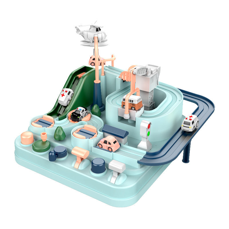 🚧 Megaparking-Abenteuer: Interaktives Schienen-Set für mutige kleine Autofahrer - MarktWonders 