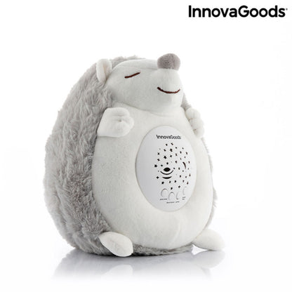 Hedgehog Soft Toy with White Noise and Nightlight Projector Spikey - MarktWonders 
