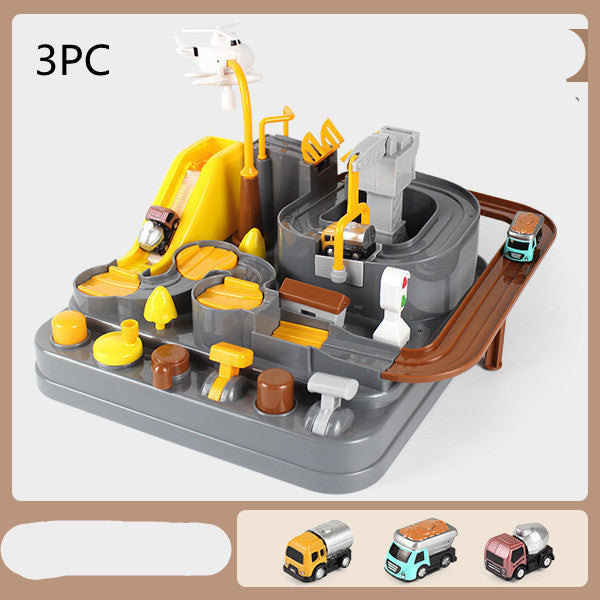 🚧 Megaparking-Abenteuer: Interaktives Schienen-Set für mutige kleine Autofahrer - MarktWonders 