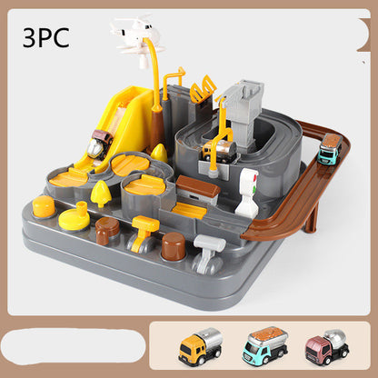 🚧 Megaparking-Abenteuer: Interaktives Schienen-Set für mutige kleine Autofahrer - MarktWonders 