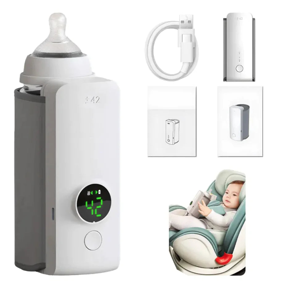 Portable Wireless Baby Bottle Warmer - MarktWonders 