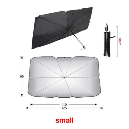 Car Sunshade Umbrella Windshield Folding Front Parasol Umbrella Type - MarktWonders 