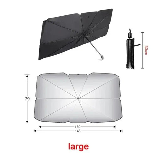 Car Sunshade Umbrella Windshield Folding Front Parasol Umbrella Type - MarktWonders 