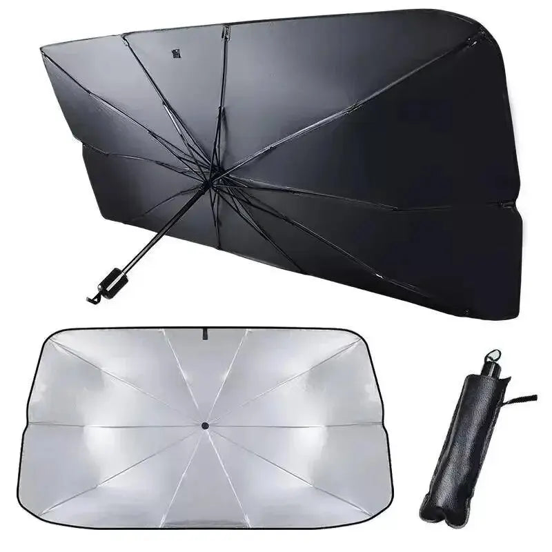 Car Sunshade Umbrella Windshield Folding Front Parasol Umbrella Type - MarktWonders 