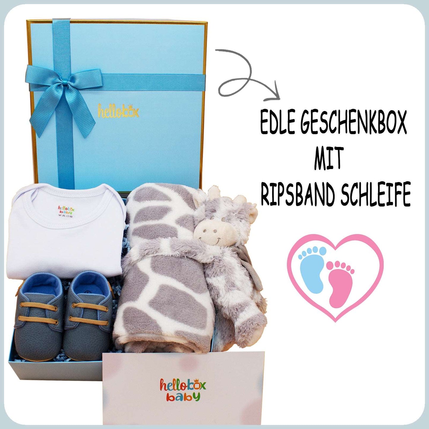 Hellobox Geschenk für neugeborene Blue Junge - MarktWonders 