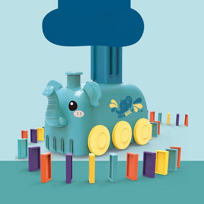 🚂 Domino-Spaß Elektrisch: Das Kreative Stapelspielzeug für Kleine Baumeister - MarktWonders 