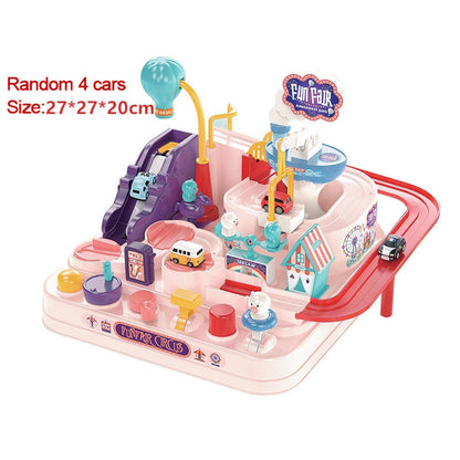 🚧 Megaparking-Abenteuer: Interaktives Schienen-Set für mutige kleine Autofahrer - MarktWonders 