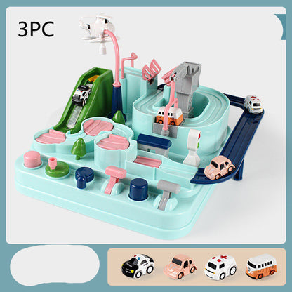 🚧 Megaparking-Abenteuer: Interaktives Schienen-Set für mutige kleine Autofahrer - MarktWonders 